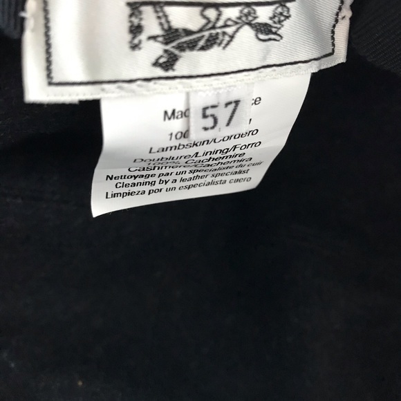 Hermes leather women cap main image 4